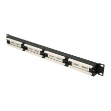EXTRALINK 24 prievadų Cat5e UTP gigabito pataisos skydas V2