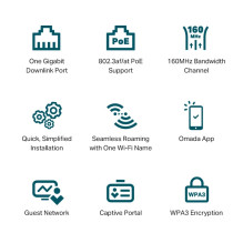 TP-LINK AX3000 Wall Plate WiFi 6 Access Point