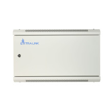 EXTRALINK 6U 600X450 ASP WALL-MOUNTED RACKMOUNT CABINET METALDOOR, GRAY