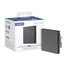 AQARA Smart Home Wall Switch H1, No Neutral, Single Rocker, Grey