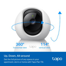 TP-LINK TC71 namų apsaugos belaidžio ryšio kamera su pasukamu / pakreipiamu ekranu TP-LINK TC71 namų apsaugos belaidžio ryšio kamera su pasukamu / pakreipiamu ekranu