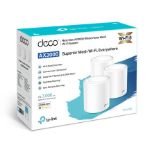 TP-LINK AX3000 viso namo tinklo „Wi-Fi 6“ sistema, „Deco X60“, 3 vnt. pakuotėje