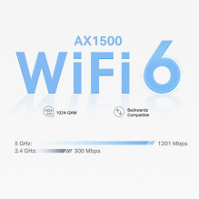 TP-LINK AX1500 viso namo „Mesh Wi-Fi 6“ sistema „Deco X10“, 2 vnt. pakuotėje TP-LINK AX1500 viso namo „Mesh Wi-Fi 6“ sistema „Deco X10“, 2 vnt. pakuotėje