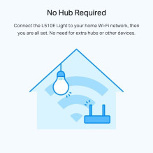 TP-LINK Smart Wi-Fi Light Bulb, Dimmable, Tapo L510E TP-LINK Smart Wi-Fi Light Bulb, Dimmable, Tapo L510E