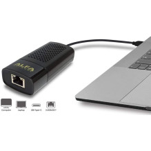 ALFA NETWORK kelių gigabitų USB-C 3,1–2,5 Gbps eterneto adapteris