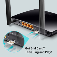 TP-LINK AC750 belaidis dviejų dažnių 4G LTE maršrutizatorius Archer MR202 TP-LINK AC750 belaidis dviejų dažnių 4G LTE maršrutizatorius Archer MR202