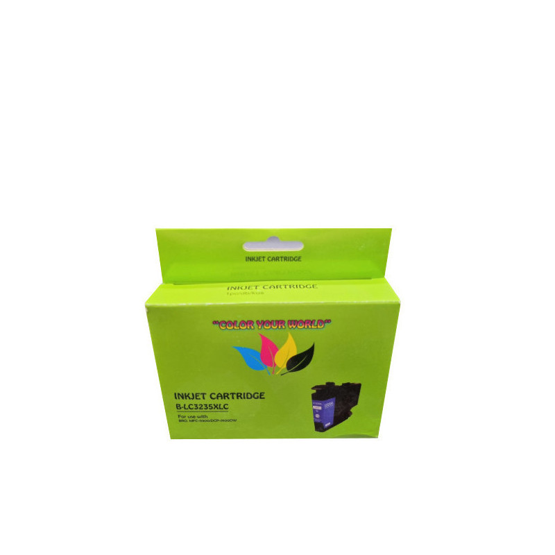 Analog cartridge Brother LC3235XL C Green box