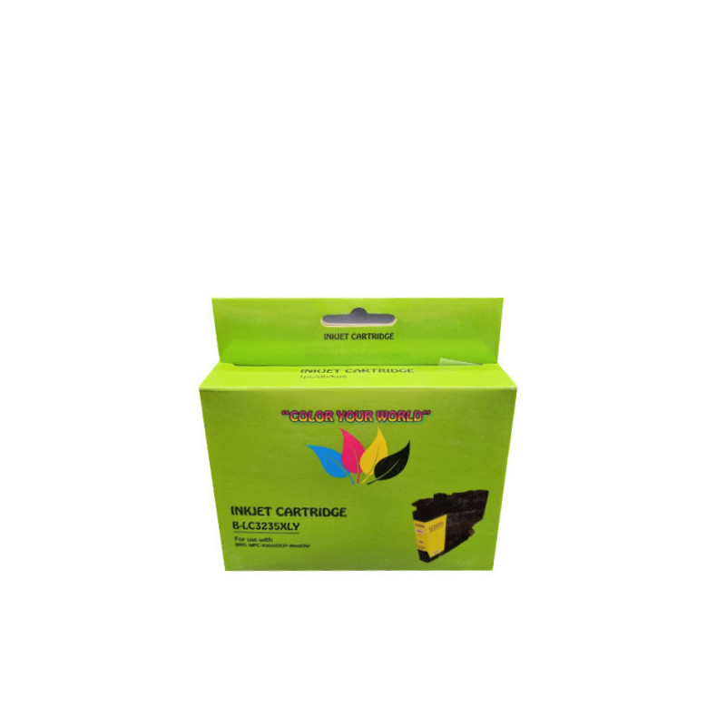 Analog cartridge Brother LC3235XL Y Green box