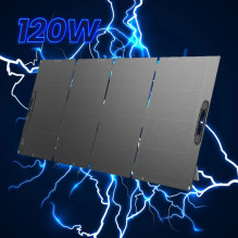 EXTRALINK sulankstoma 120 W saulės įkrovimo plokštė, EPS-120W EXTRALINK sulankstoma 120 W saulės įkrovimo plokštė, EPS-120W