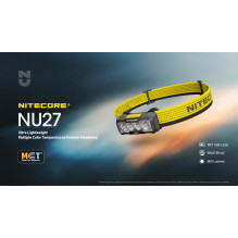 NITECORE NU Series Headlamp NU27, Shadow Black