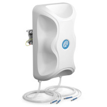 „QuWireless“ antena „QuPanel 5G / LTE Global MIMO 4x4“, 10 m kabelis