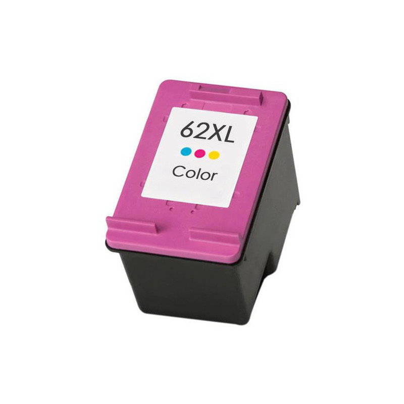 Analog cartridge HP No.62XL (C2P07AE) tri-color