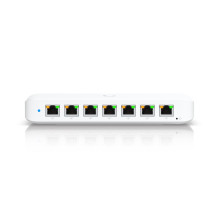 UBIQUITI kompaktiškas, 2 lygio, 8 prievadų GbE PoE UniFi komutatorius, itin efektyvus, 60 W