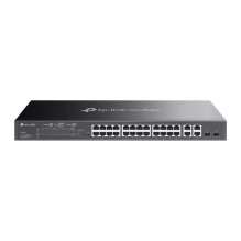 TP-LINK Omada 24-Port 10 / 100Mbps + 4-Port Gigabit Smart Switch with 24-Port PoE+