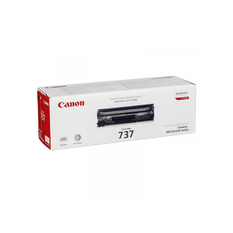 OEM kasetė Canon 737 Black (9435B002)