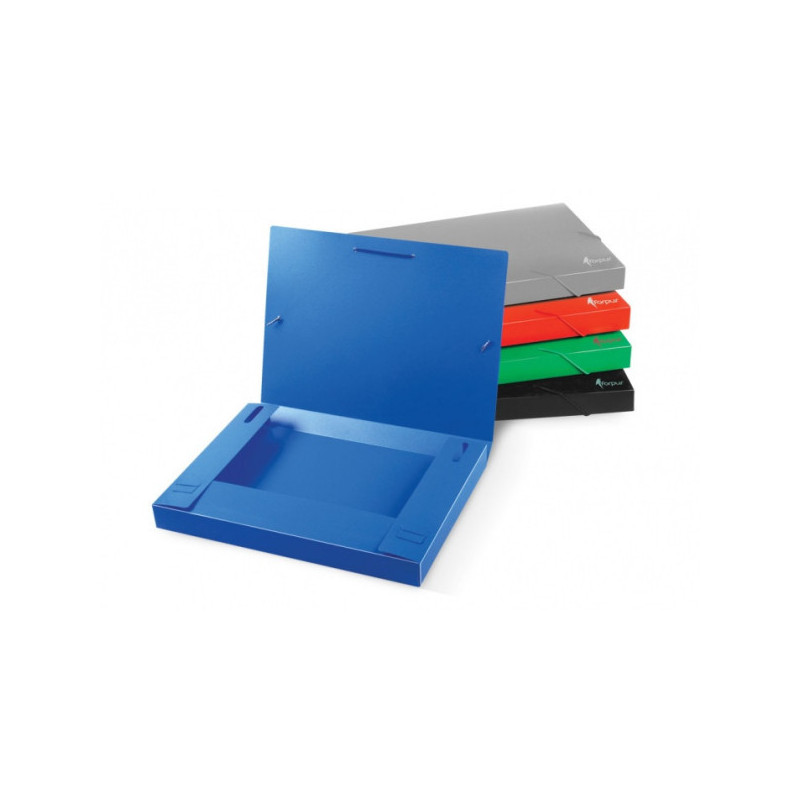 Aplankas - dėklas su gumenėmis Forpus, A4 / 30 mm
