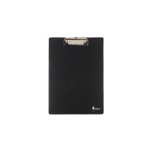 Forpus writing pad with clip, A4, black