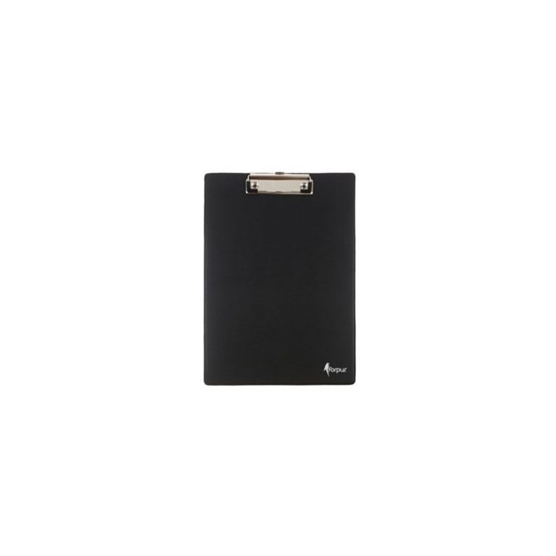 Forpus writing pad with clip, A4, black