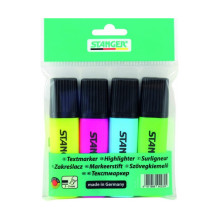 Stanger Text Markers 1-5 mm, 4-color set 180009000
