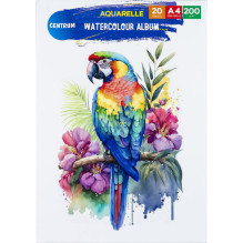 Watercolor notebook A4, 200g. 20 sheets