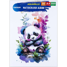 Watercolor notebook A4, 200g. 20 sheets