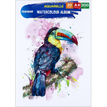 Watercolor notebook A4, 200g. 20 sheets