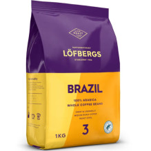 Kavos pupelės Lofbergs Brazil 1kg
