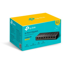 TP-LINK 8 prievadų 10 / 100 / 1000 Mbps stalinis komutatorius TP-LINK 8 prievadų 10 / 100 / 1000 Mbps stalinis komutatorius