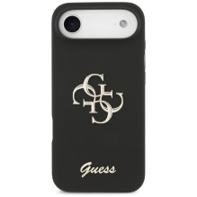 „Guess“ silikoninis „Big 4G Script“ dėklas, skirtas „iPhone Air“ – juodas