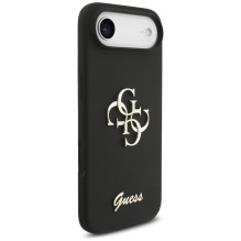 „Guess“ silikoninis „Big 4G Script“ dėklas, skirtas „iPhone Air“ – juodas
