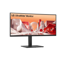 LCD monitorius, LG, 34 colių, 3440 x 1440 pikselių, „Wide Quad HD“, natūralus kraštinių santykis 21:9, LCD, išlenktas, 3