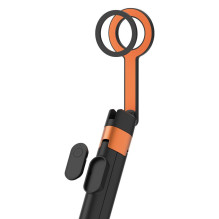 Tech-Protect L10S Bluetooth Selfie Stick Tripod - Black and Orange