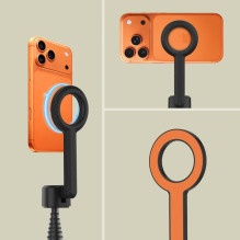 Tech-Protect L10S Bluetooth Selfie Stick Tripod - Black and Orange