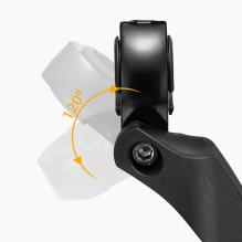 Wozinsky WLR-01I Rearview Left Bicycle Mirror - Black