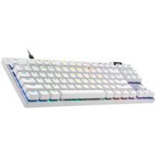 LOGITECH G PRO X TKL RAPID Gaming Keyboard - WHITE - US INT'L - USB - EMEA28i-935 - LINEAR