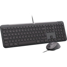 LOGITECH Signature Slim MK620 Wired Combo for Business - GRAPHITE - US INT'L - USB - N / A - INTNL-973 - USB-C