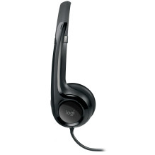 LOGITECH H390 Corded Headset - BLACK - USB