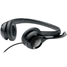 LOGITECH H390 Corded Headset - BLACK - USB