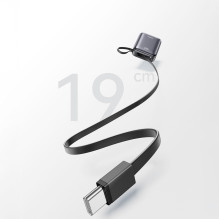 „Joyroom JR-PBF29“ 20000mAh 22,5W išorinė baterija su dvigubu laidu - juoda