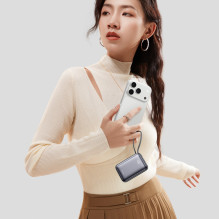 „Joyroom JR-PBF29“ 20000mAh 22,5W išorinė baterija su dvigubu laidu - juoda