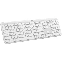 LOGITECH SIGNATURE SLIM WIRELESS KEYBOARD K950 - OFF WHITE - US INT'L - 2.4GHZ / BT - INTNL-973