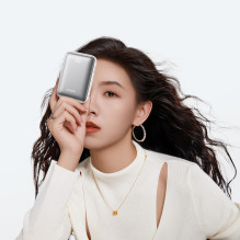 „Joyroom JR-PBF29“ 20000mAh 22,5W išorinė baterija su dvigubu laidu – balta