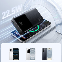 Joyroom JR-QP192 Star Series Mini 20000mAh 22.5W Powerbank with Digital Display - Black