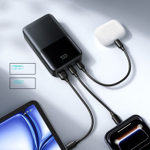 „Joyroom JR-QP192 Star Series Mini 20000mAh 22.5W“ išorinė baterija su skaitmeniniu ekranu – juoda