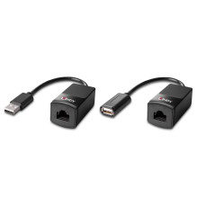 USB Extension Cable - LINDY USB 1.1 Cat.6 Extension Cable, 12Mbps, 60 m