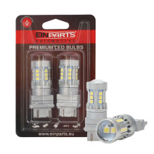 LED lemputės P27 / 7W 3157 20 SMD 3030 6000K - 2 vnt.