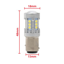 LED BULBS P21 / 5W 1157 20 SMD 3030 6000K - 2 PCS