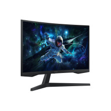 LCD Monitor, SAMSUNG, 27 ", 2560 x 1440 pixels, Wide Quad HD, Native aspect ratio 16:9, LED, Curved, LS27CG554EUXEN