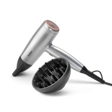 BaByliss Cosmos D580DE hair dryer 2100 W Satin steel