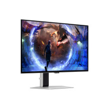 „Samsung G60SD“ kompiuterio monitorius, 68,6 cm (27 coliai), 2560 x 1440 pikselių, „Quad HD OLED“, sidabrinis